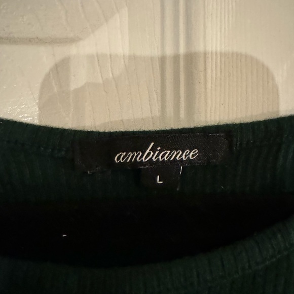 Forest Green Ribbed Tank Top - Picture 4 of 4